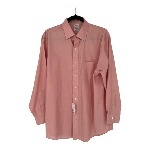 Brooks Brothers Other - Brooks Brothers Madison Fit Micro Striped Relaxed Fit Non Iron Dress Shirt NWT